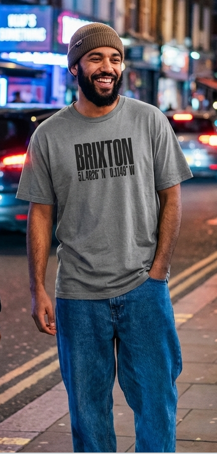 Brixton Codes Adult unisex Cotton T-shirt