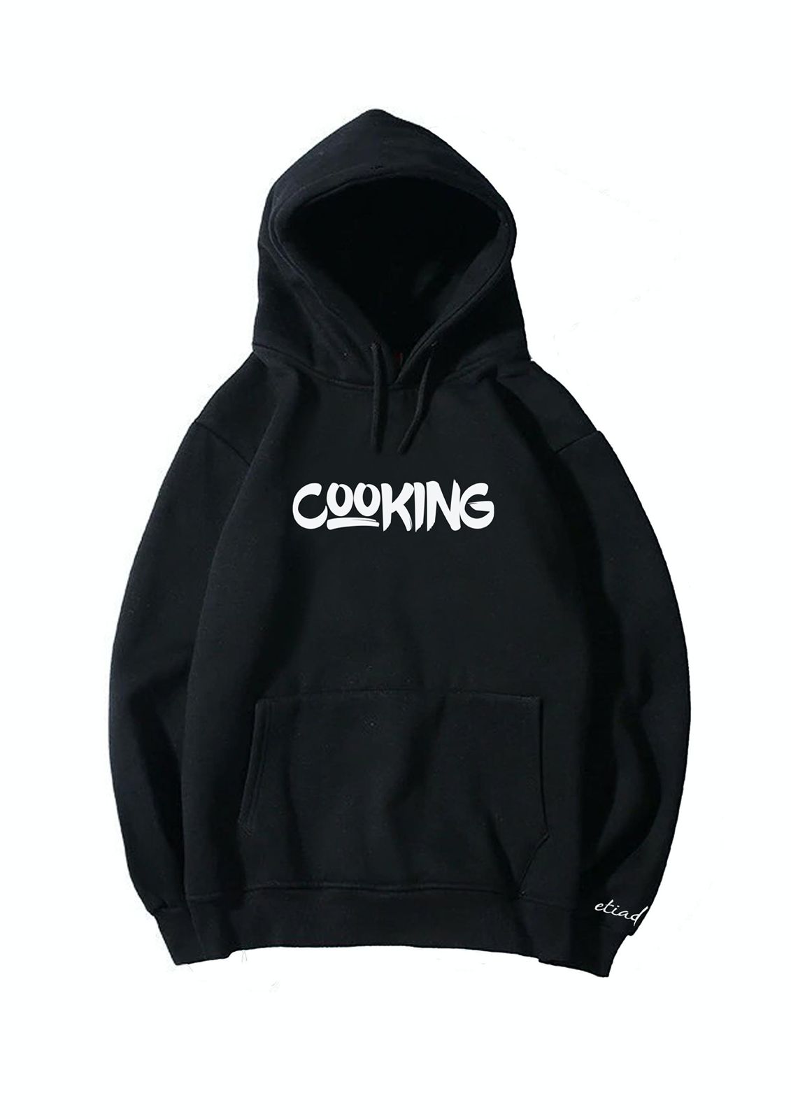 Cooking - Black Pullover Hoodie