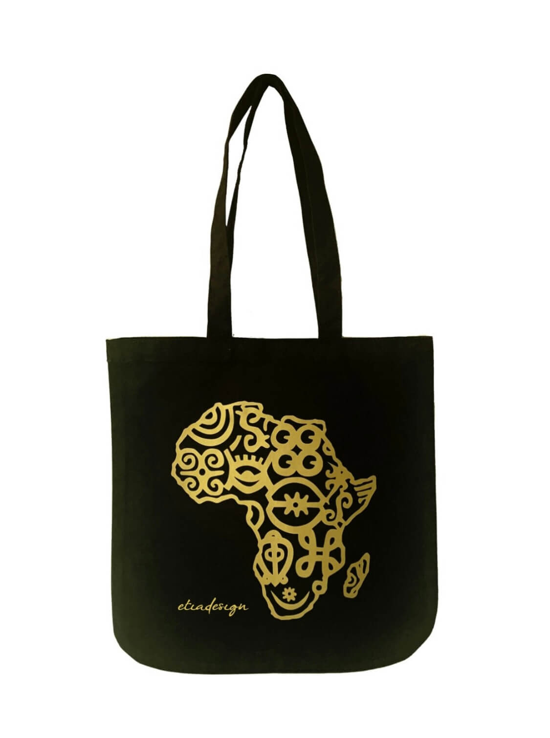 Adinkra Canvas Strong organic tote bag