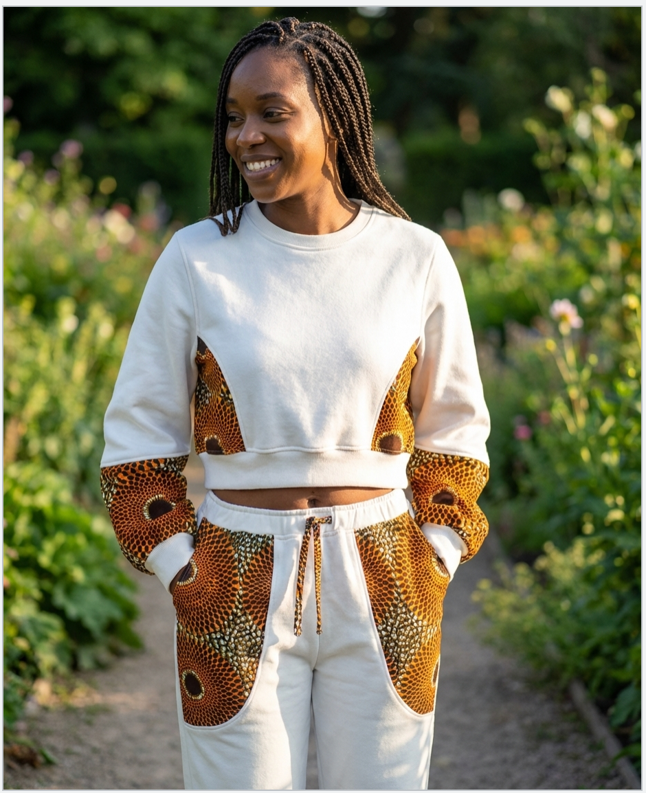 Women's cropped sweatshirt