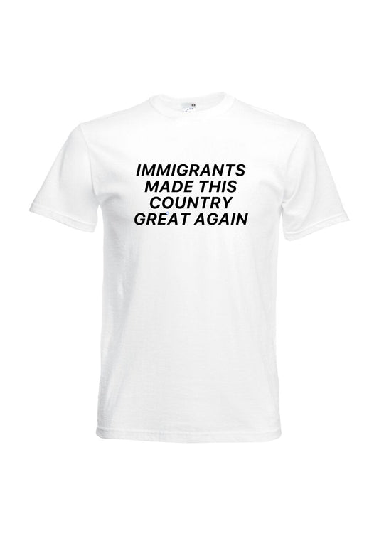 Immigration cotton T-shirt