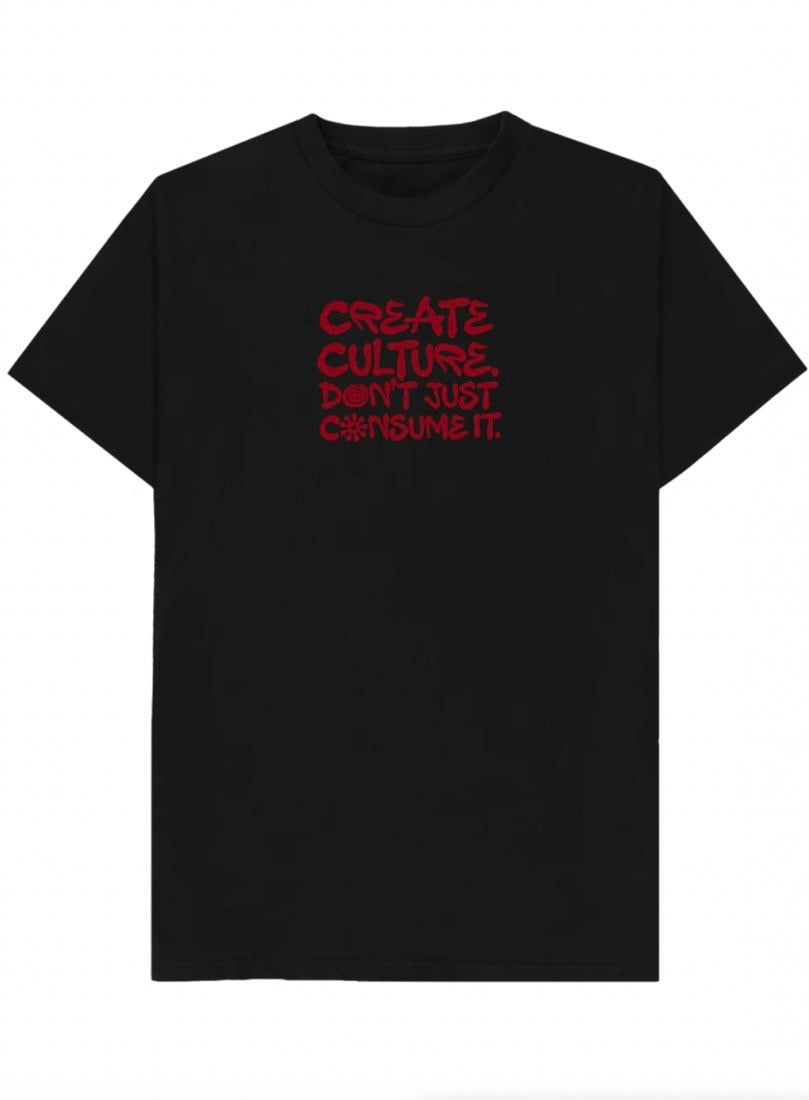 Create Culture | Schweres Baumwoll-T-Shirt | Streetwear | Schwarz & Orange | Weiß & Schwarz | Alle Größen