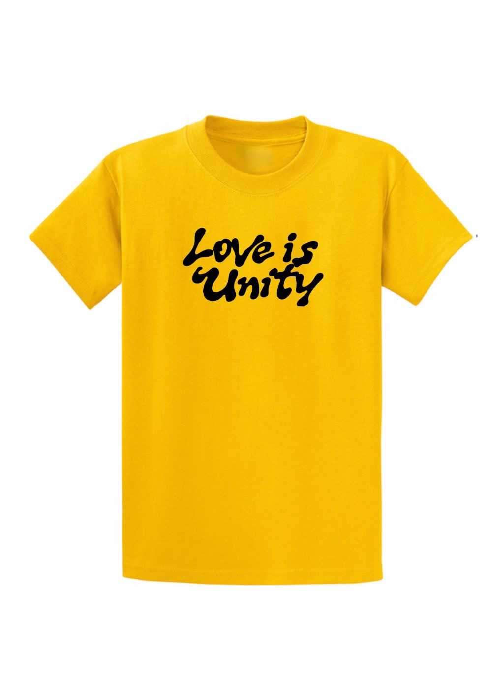 Love is Unity Cotton T-shirt | Adult Premium Size | Heavyweight | Soft Tee