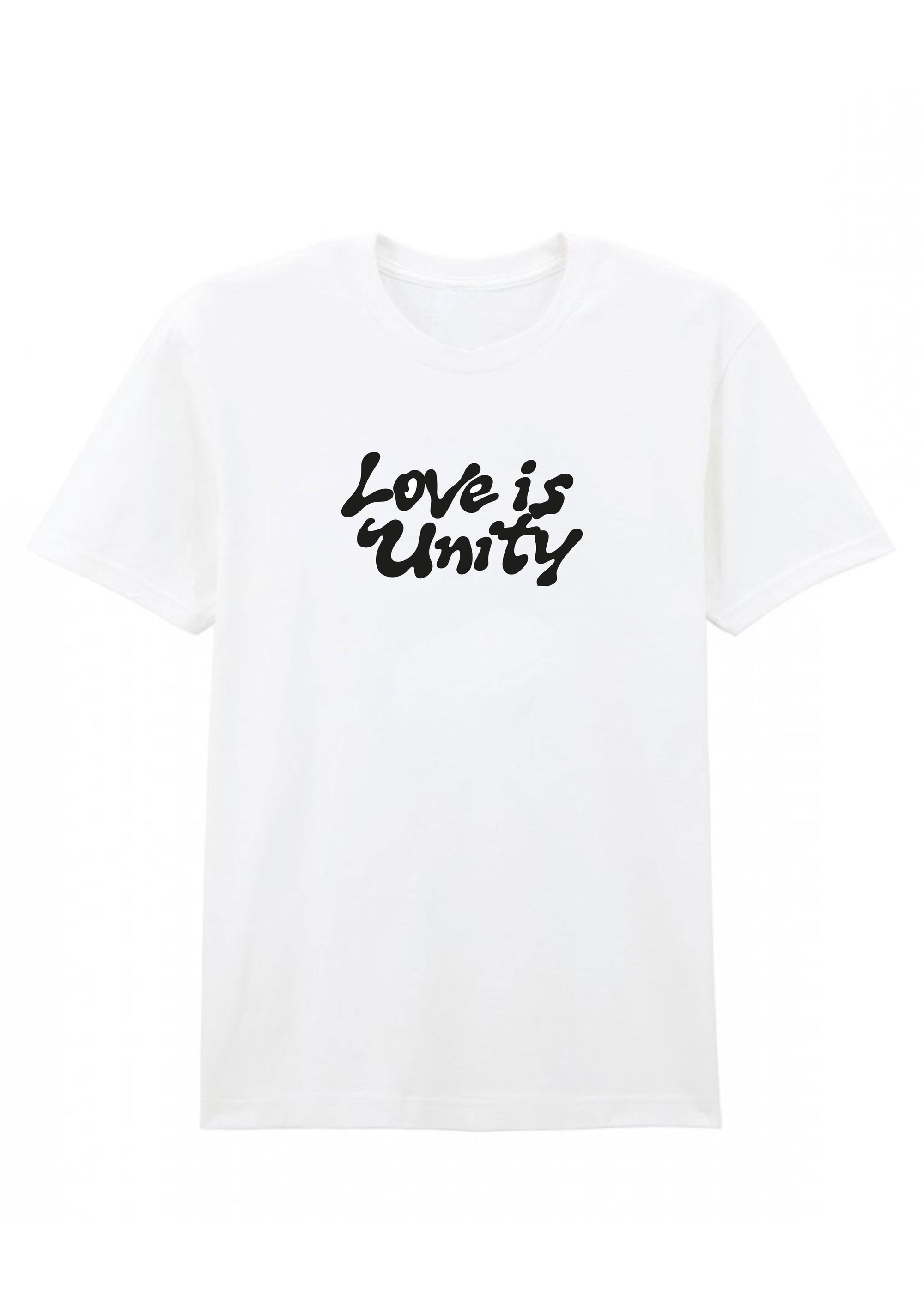 Love is Unity Cotton T-shirt | Adult Premium Size | Heavyweight | Soft Tee
