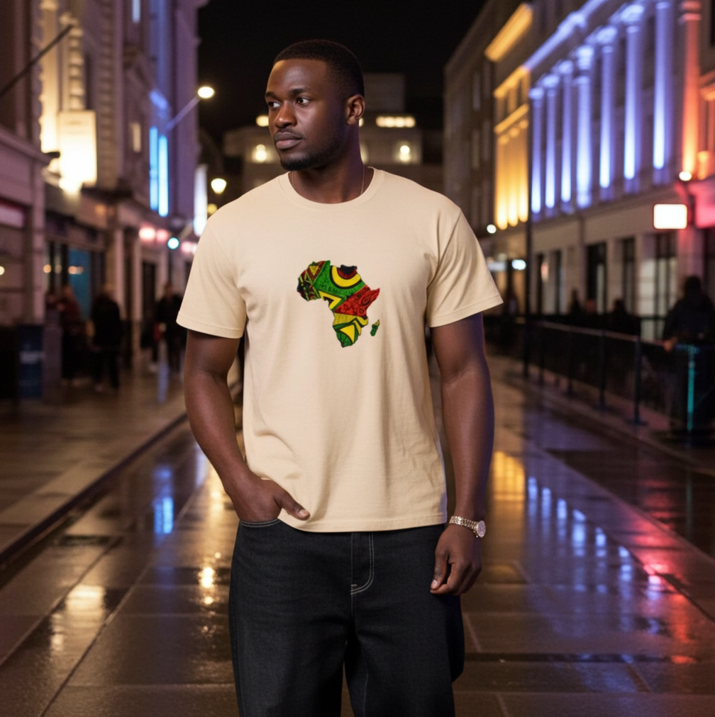 Colours - Digital Printed Organic Cotton Adult Men's T-shirt