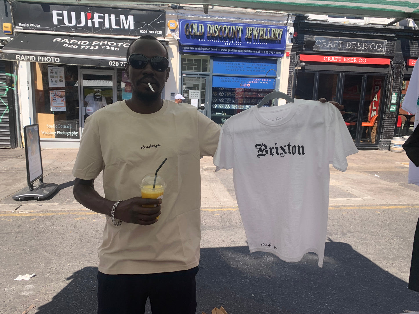 Brixton Streetculture wear Adult T-shirt - Wide fit