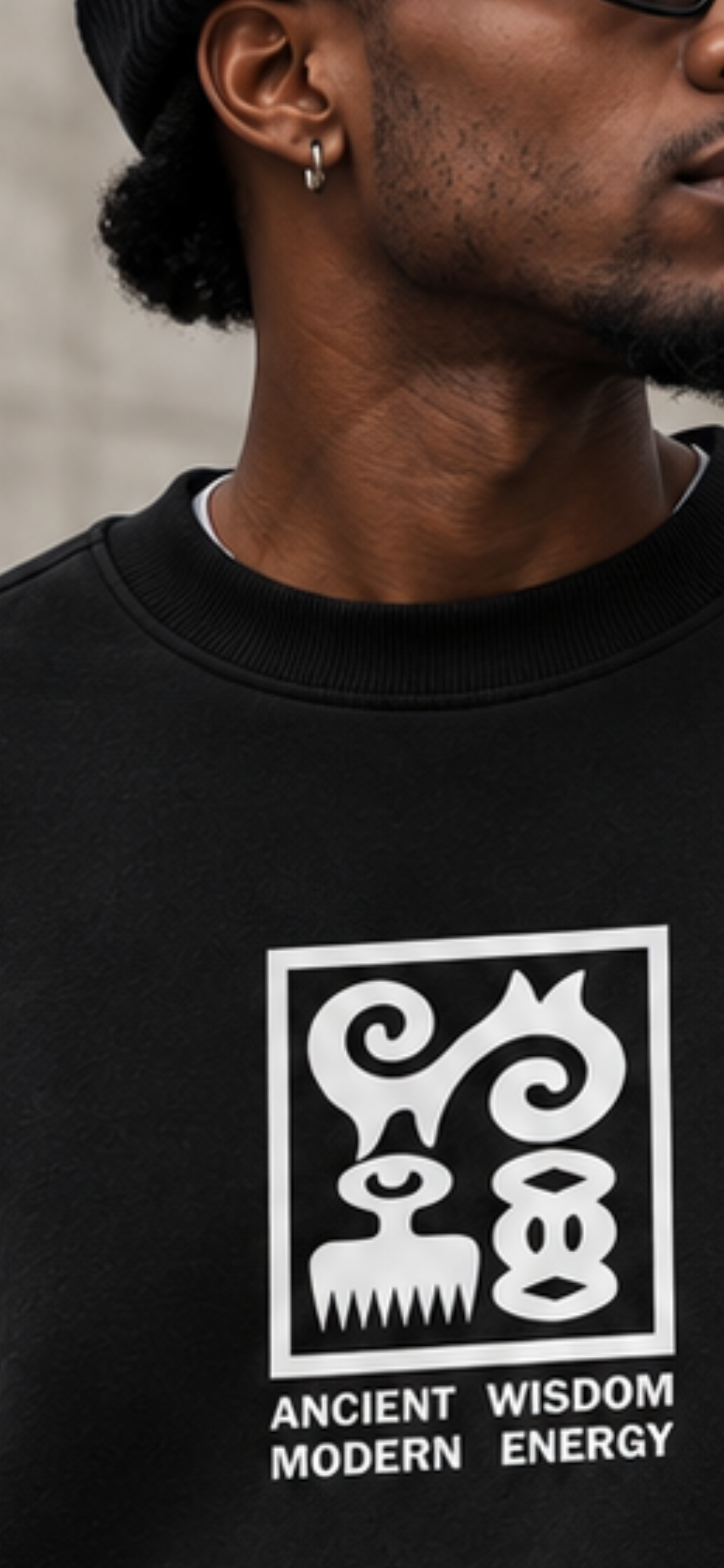 Ancient Wisdom | ModernEnergy| Classic Style Print| Adult size | Made in UK | Etia Design | Long sleeve
