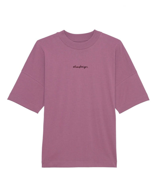 Mauve Short Sleeve Oversized Loose Fit | Adult Size