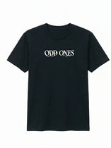 Black T-shirt shirt with checkered collar on a white background