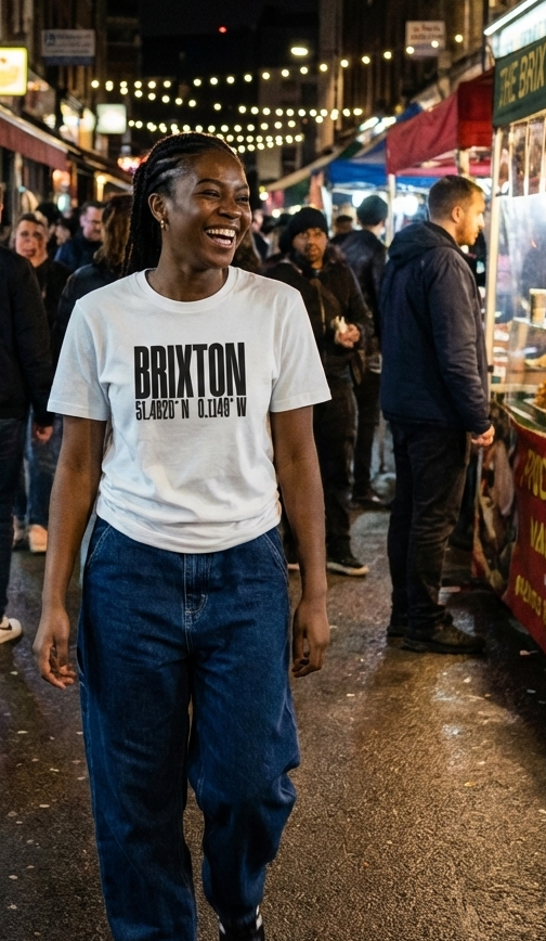 Brixton Codes Adult unisex Cotton T-shirt