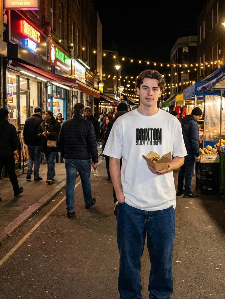 Brixton Codes Adult unisex Cotton T-shirt