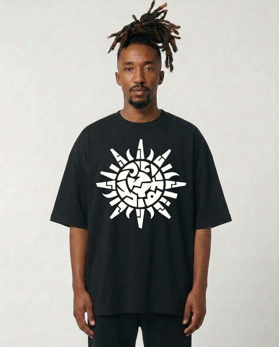 Short sleeve, black T-shirt 