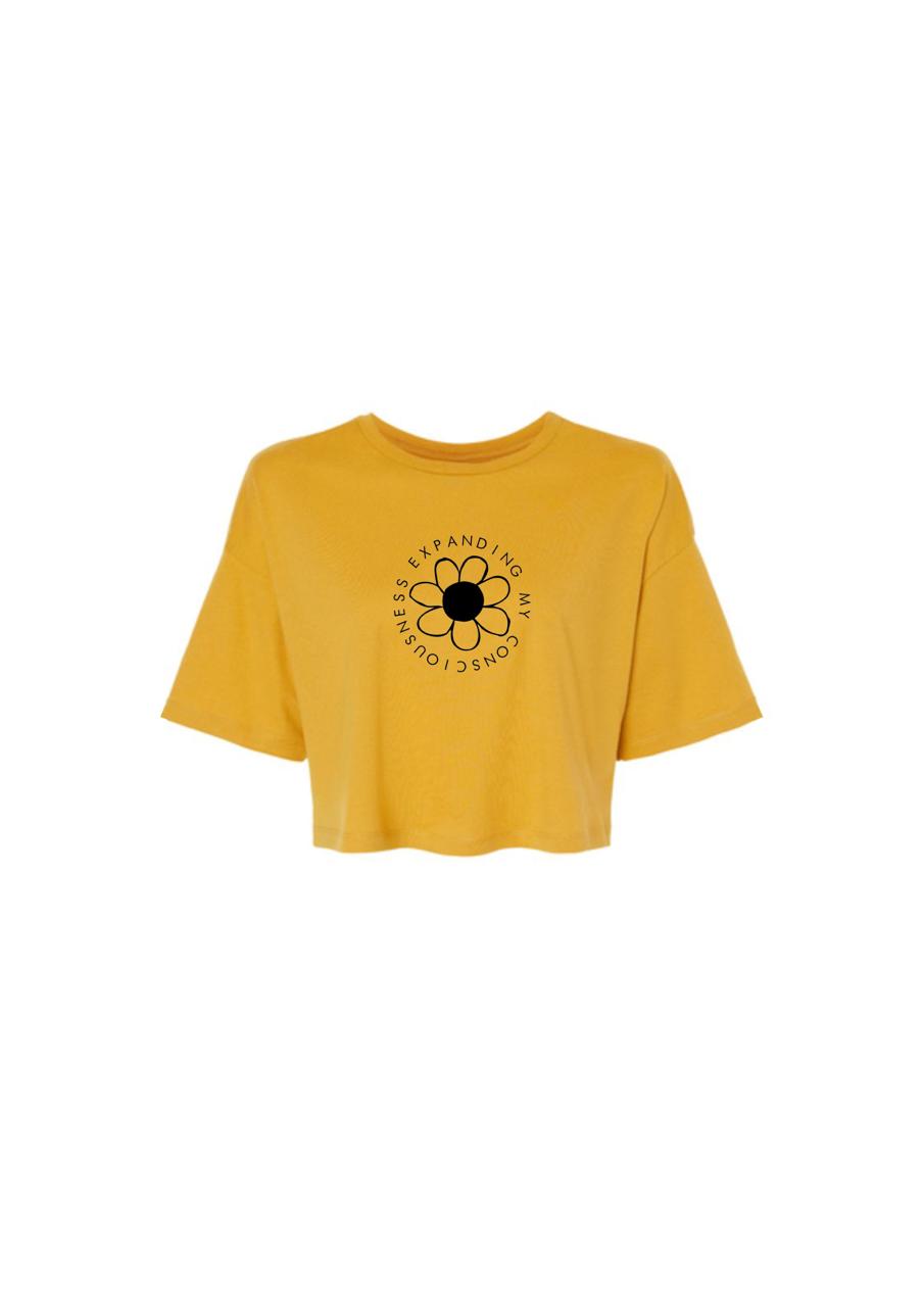 Women's Cropped Top 145GSM Airlume Ringspun Cotton