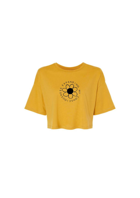 Women's Cropped Top 145GSM Airlume Ringspun Cotton