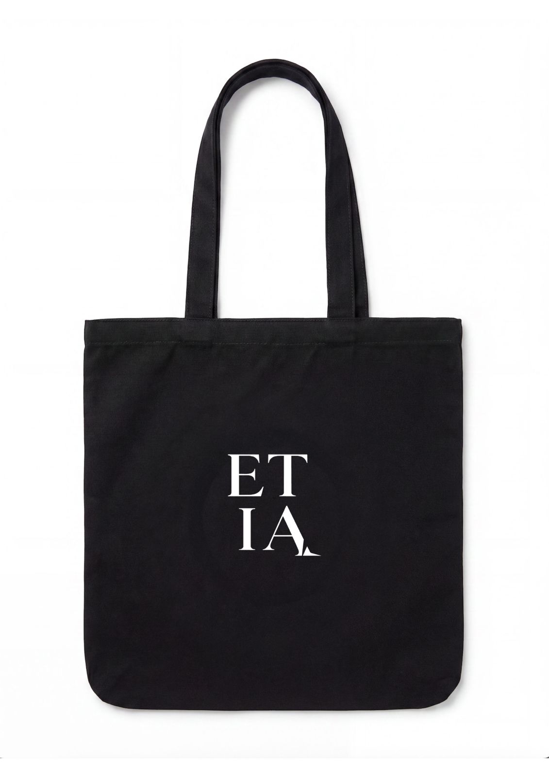 E T I A | Mask Print Tote Bag | Strong Thick  Organic Bag