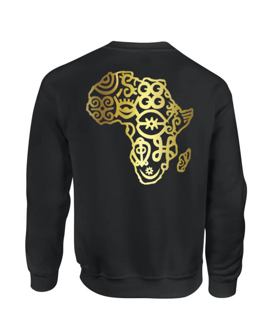 Adinkra Symbols Gold Adult Sweatshirt