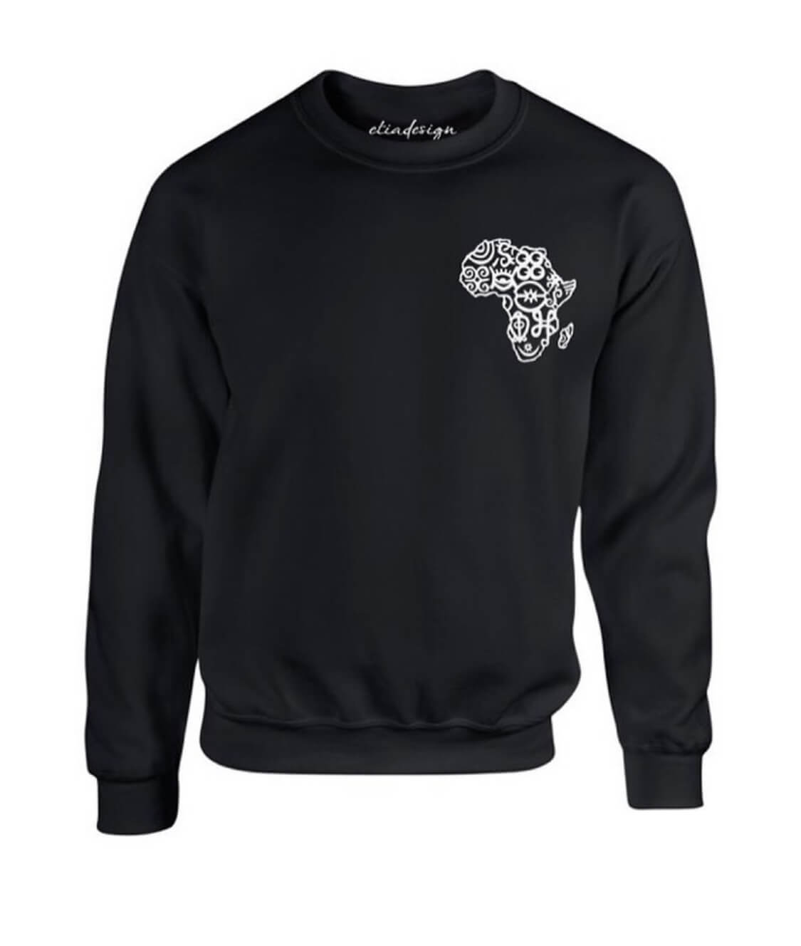 Adinkra Symbols Gold Adult Sweatshirt