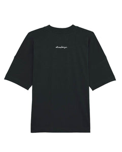 Black and white embroidered 