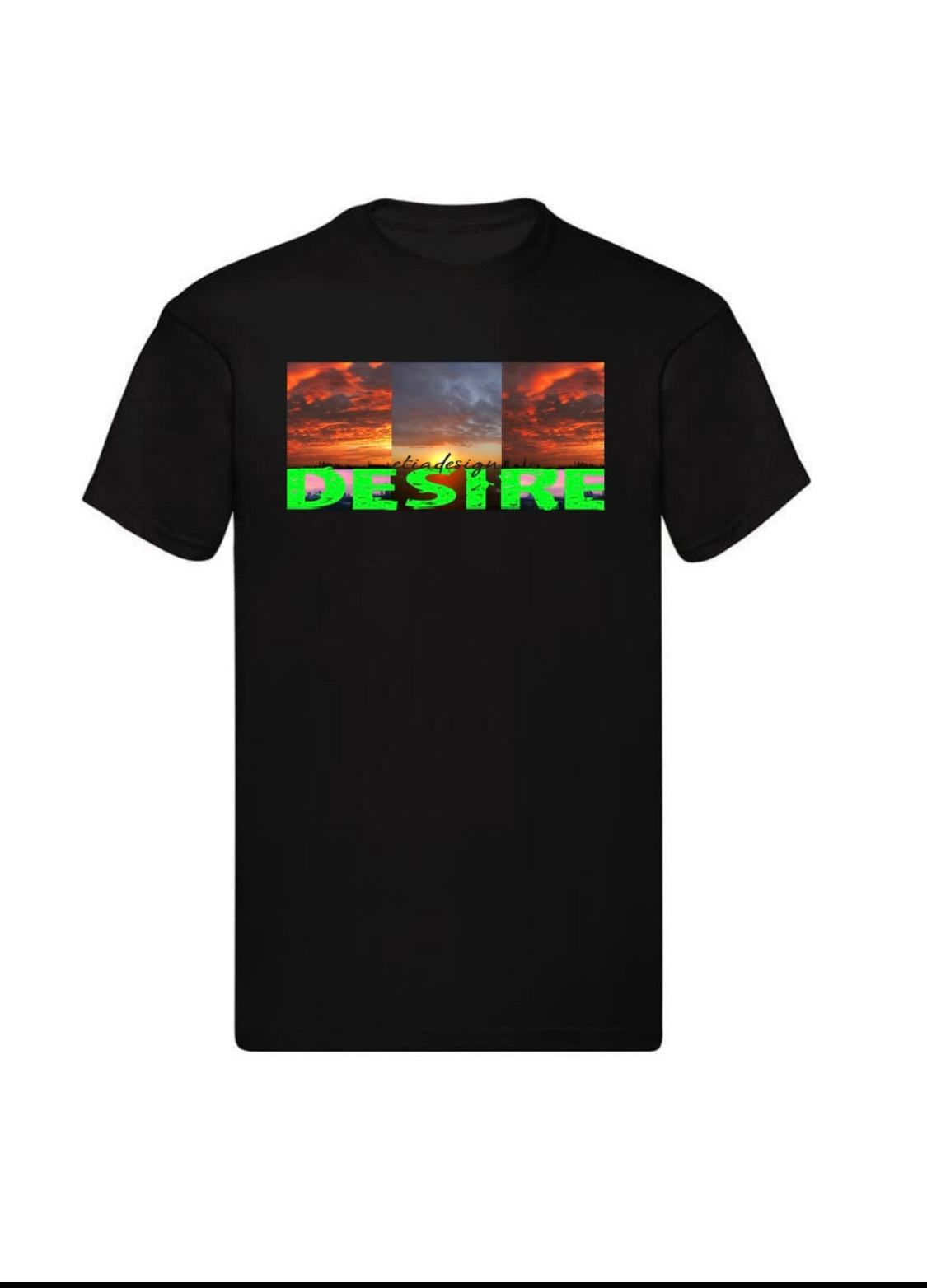 Premium Organic Cotton T-Shirt – Desire Green Graphic Unisex Tee