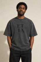 Heavy Oversized ETIA Logo T-shirt lifestyle preview