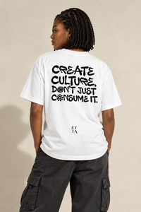 White Create Culture back preview