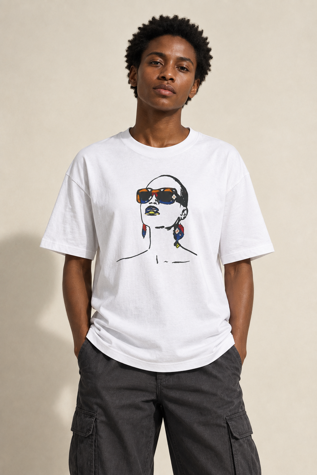 Woman’s Face T-shirt streetwear preview